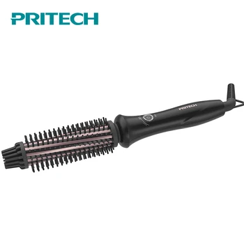 買取 を PRITECH 電動ヘアカーラーセラミック回転ヘアアイロン櫛段ボール矯正ヘアスタイリングツール