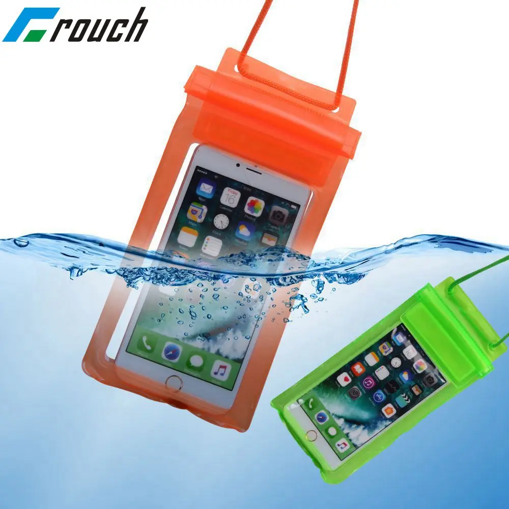 الهاتف للماء حقيبة الهواتف الذكية ل iphone samsung الهاتف المحمول الحقيبة تحت الماء في الهواء الطلق السباحة الجافة تجفيف أكياس غطاء و حزام