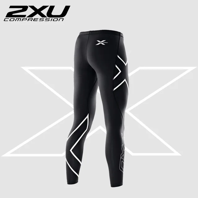 12.12 SALE) HOT Wholesale Australia 2XU Men Compression Tights Pants 2xu Fast Drying Sports jerseys Winter compression tights compressionpants pants AliExpress