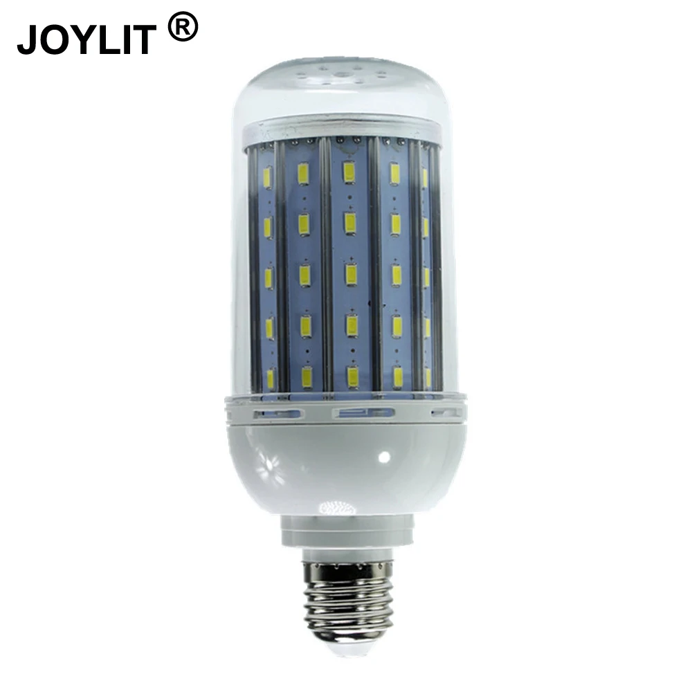 

10pcs DC12V AC24V 36V 220V dust cover 7w 10w 15w 20W E27 smd 5730 led corn bulbs light warm/cool white with aluminum shell