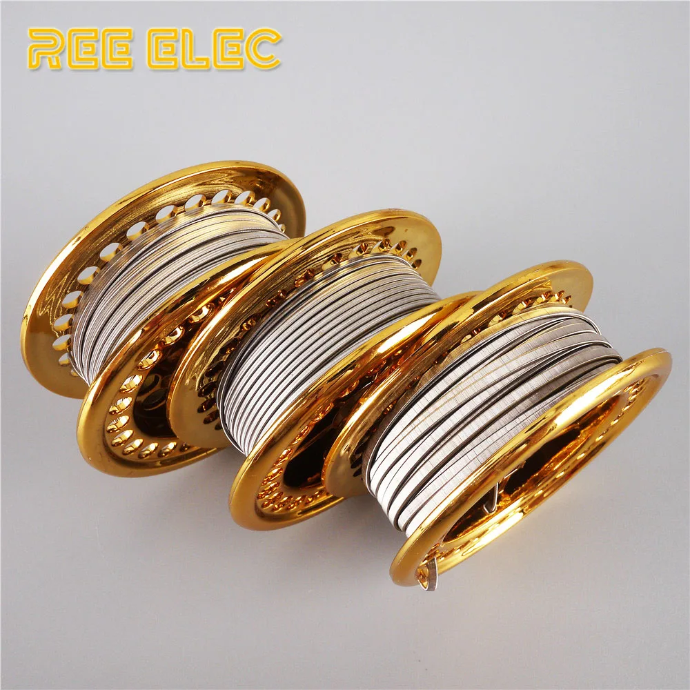 

REE ELEC A1 Alien Clapton Heating Wire For Rebuildable RDA RTA Atomizer DIY Prebuilt Coils E Cigarette Accessoreis Clapton Coil