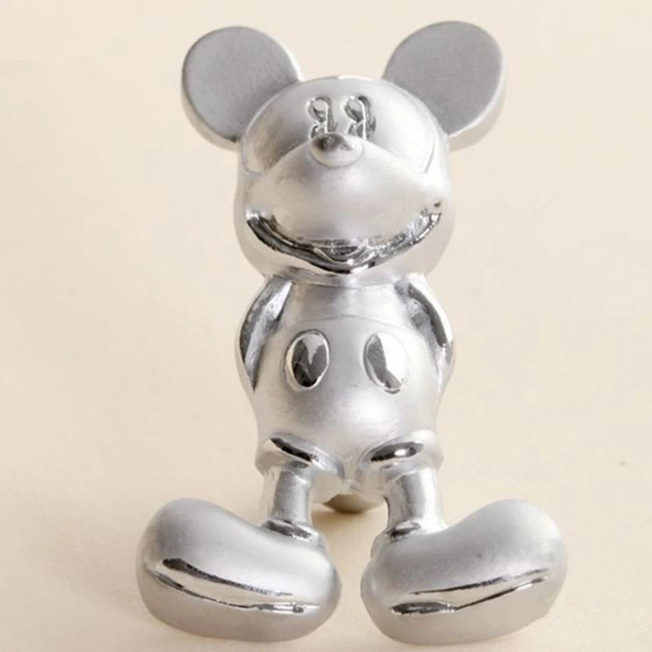 10pcs Cartoon Mickey Mouse Furniture Drawer Knobs Rural Modern