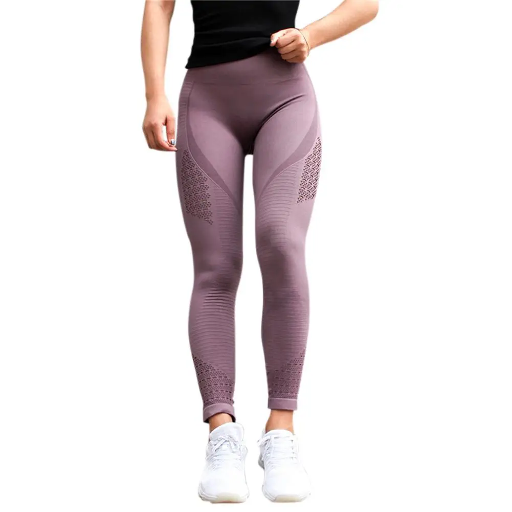 Yfashion Women Seamless Quick Drying Pants Super Stretchy Gym High Waist Sport Leggings Running Pants Yfashion Women Seamless Quick Drying Pants Super Stretchy Gym High Waist Sport Leggings Running Pants