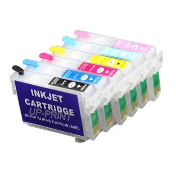 

UP 5sets refillable ink cartridge 81 T0811 for Stylus Photo R390/RX590/R270/RX690/RX610/RX615/R290/R295 Stylus photo 1410