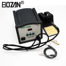Хорошее Обслуживание электронный сотовый телефон Сварка контроль температуры Ремонт паяльная станция 203 H BOZAN заводская цена