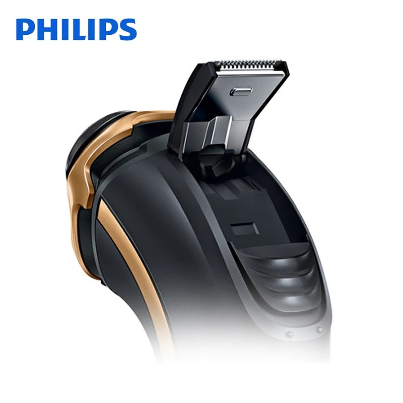 Электробритва Philips AT798 поворотный перезаряжаемый моющийся для мужчин Wth тройные плавающие лезвия поддержка влажного и сухого бритья