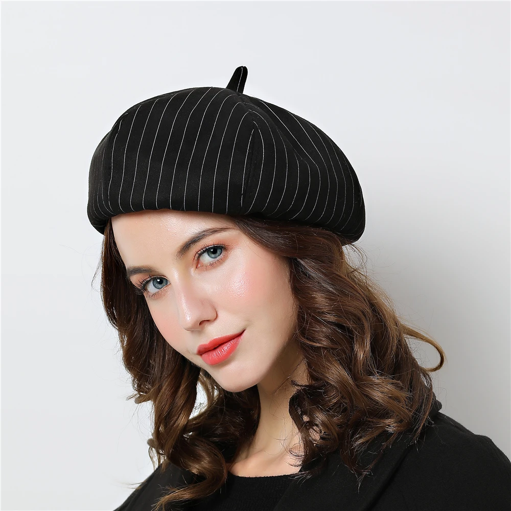 Женские береты, шапка для зимы, женские остроносые хлопковые шапки, винтажная мода boina, осень, брендовые новые женские шапки