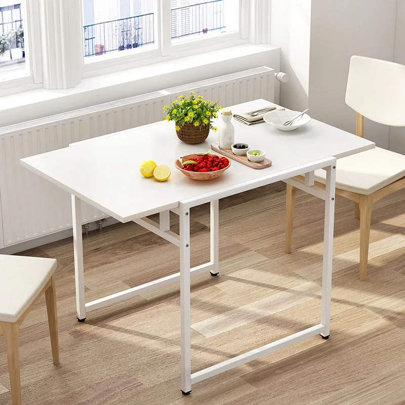 Outdoor Simple Folding Table Small Apartment Household Living Room Foldable Dining Table Study Desk Home Furniture
