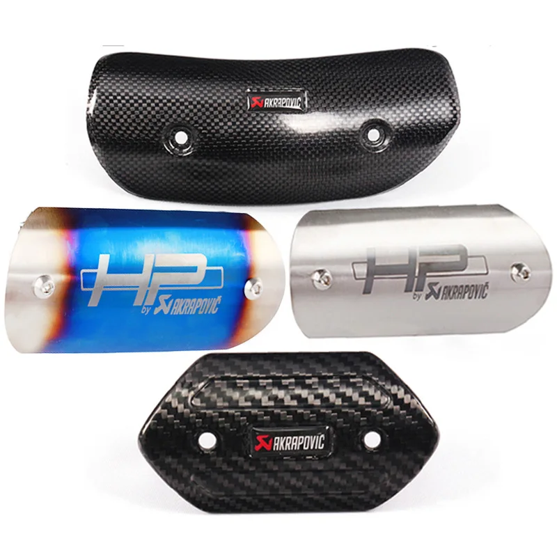 

For Akrapovic project Motorcycle Exhaust Muffler Carbon Fiber Protector Heat Shield Cover Guard Anti-scalding cover