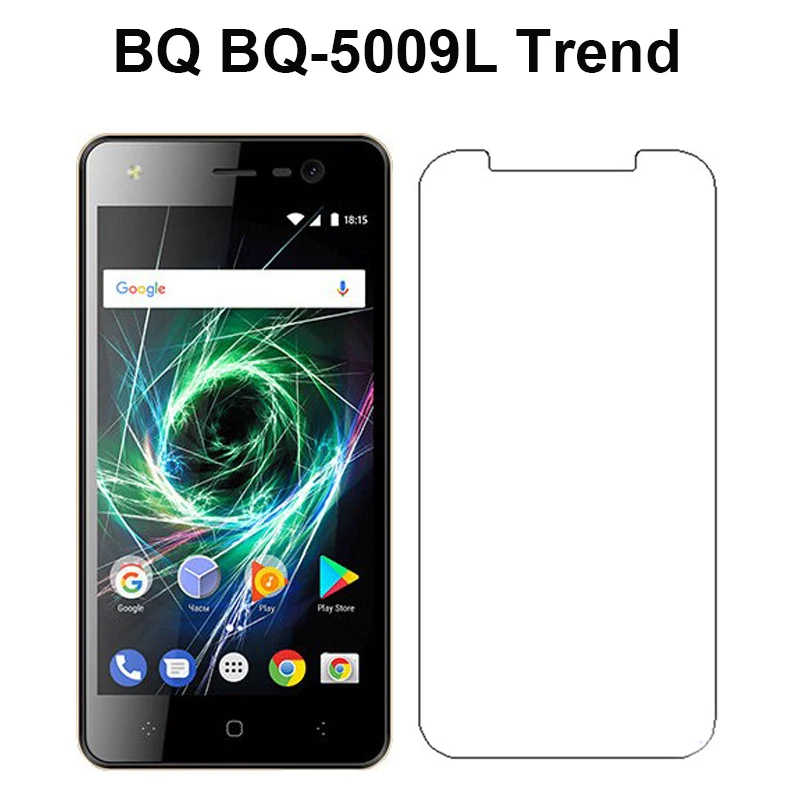 

2PCS For BQ BQ-5009L Trend Tempered Glass Film Clear HD / Anti-glare Smartphone Glass Film For BQ 5009L Screen Protector