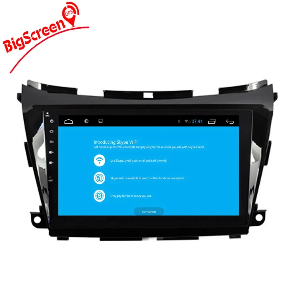 Perfect The Largest Screen Android 6.0 RAM 2GB Car GPS Navigation For Nissan Murano 2015 2016 Multimedia Stereo Radio Record WIFI 2
