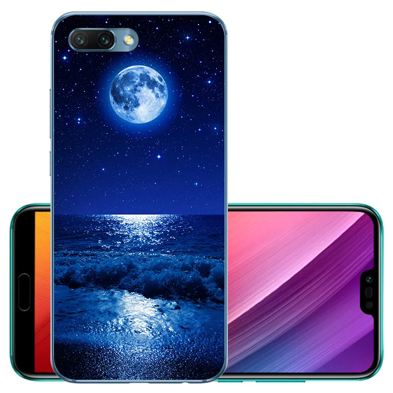 CROWNPRO Funda для huawei Honor 10 чехол s Силиконовый ТПУ для Honor10 5,8" мягкая задняя крышка прозрачный для huawei Honor 10 чехол для телефона TPU - Цвет: YLH