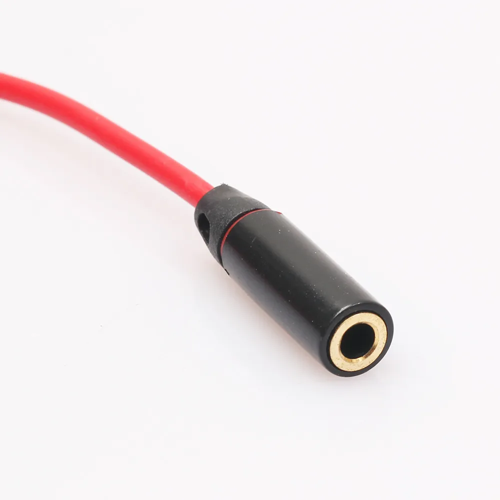 3.5mm Red Male To Female MF Plug Jack Stereo Audio Headphone Extension Cable Cord (4)