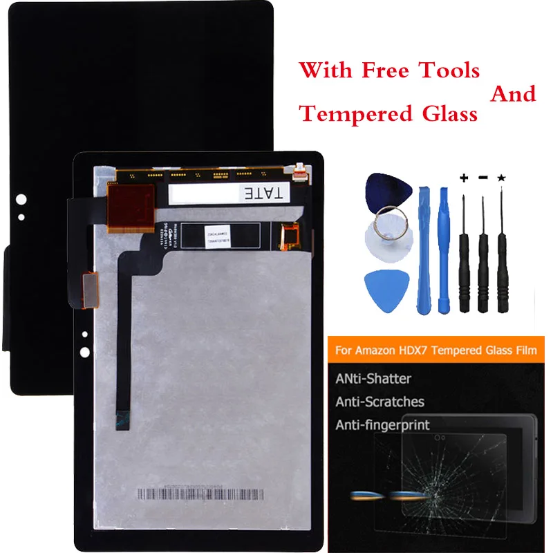 ФОТО New 100% Test LCD Display Touch Screen Digitizer Assembly For Amazon Kindle Fire HDX HDX7 7.0