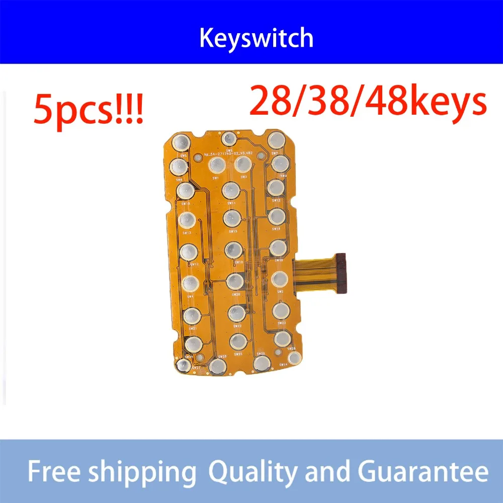 

5 pcs Keyswitch for Motorola Symbol Mc3190 Mc3000 Mc3090 Mc32N0 keyboard 28 38 48 Key