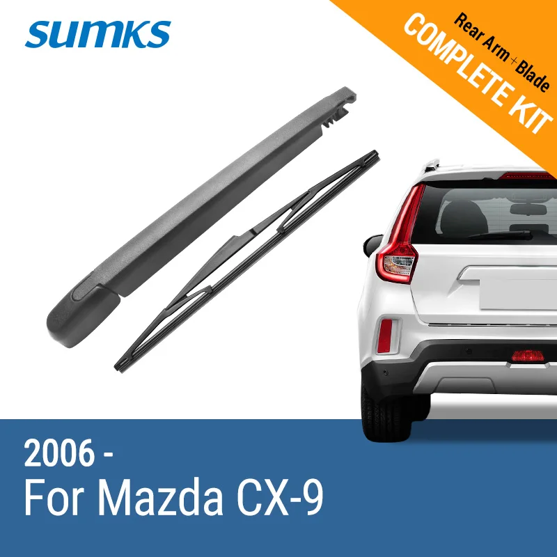 SUMKS Rear Wiper & Arm for Mazda CX 9 2006 2007 2008 2009 2010 2011