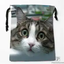 Пользовательские печати кошка(1) сумки для покупок на шнурках дорожный мешочек для хранения плавать Пешие прогулки игрушка сумка унисекс мульти Size19-01-04-9