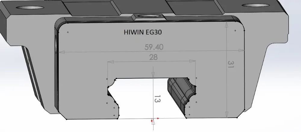 EG30 HIWIN направляющая Защитная крышка сильфона