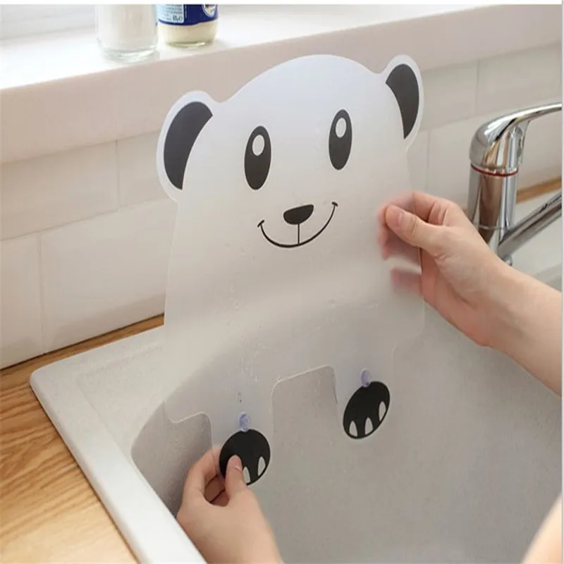 Кухонные гаджеты 1 шт панда присоска чашка вода всплеск аксессуары для кухни кухонные инструменты кухонные аксессуары водонепроницаемое устройство. Q