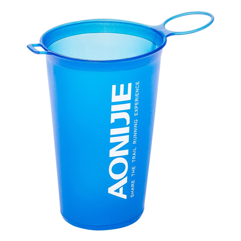 AONIJIE 200 мл BPA БЕСПЛАТНО складная мягкая чашка воды для спорта на открытом воздухе марафон Велоспорт Кемпинг бег