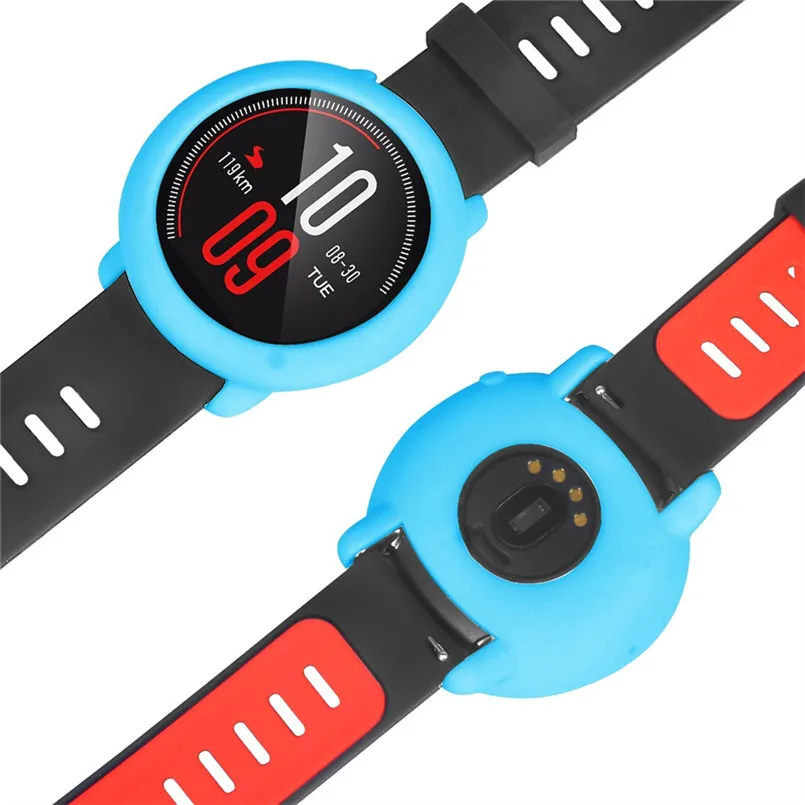  Replacement Soft TPU Full Case Cover Shell Silicone Frame Protective for Xiaomi Huami AMAZFIT Pace Smart Watch 40AP2417
