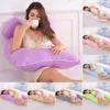 Sleeping Support Pillow For Pregnant Women Body Cotton Pillowcase U Shape Maternity Pregnancy Pillows Side Sleepers Bedding ► Photo 1/6
