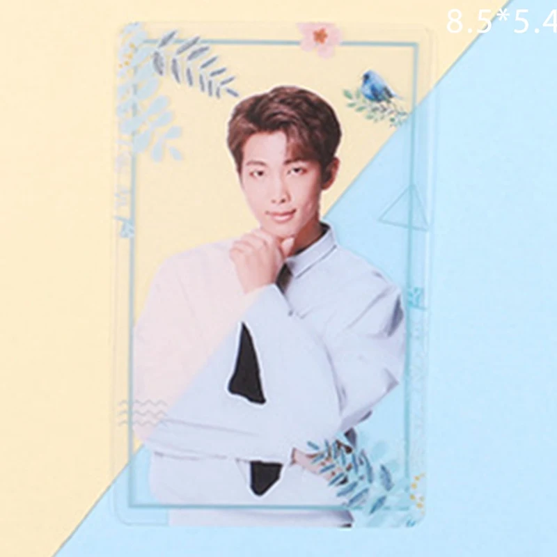 

7pcs/set K-pop Transparent PVC Photo Cards Bangtan Boys Matte Photocards Poster