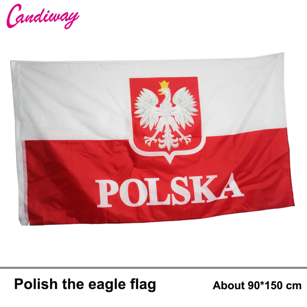 Флаг польский трехуровневый 90*150 см 90 * см|flag polish|polish flagpoland flag |