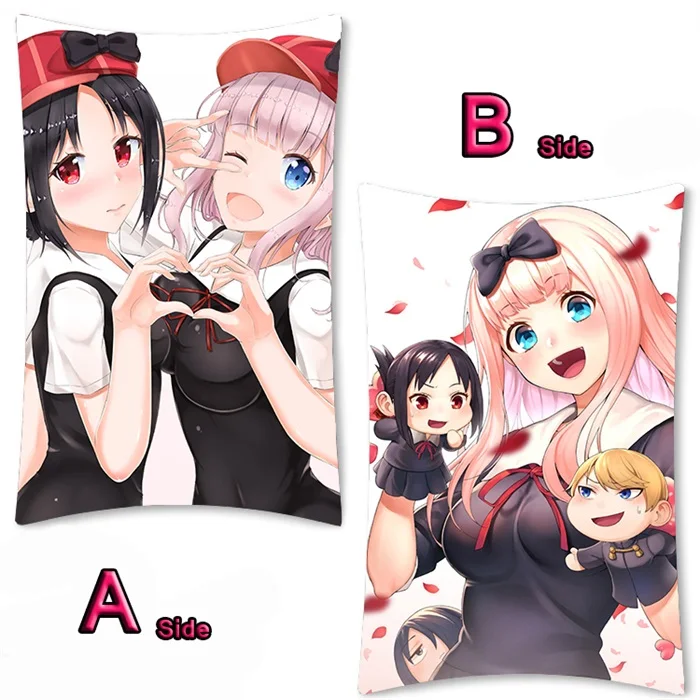 Аниме Kaguya-sama: Love Is War Shinomiya Kaguya Fujiwara Chika Dakimakura длинная подушка для объятий Чехол Наволочка 2WAY 35x55 см - Цвет: 12