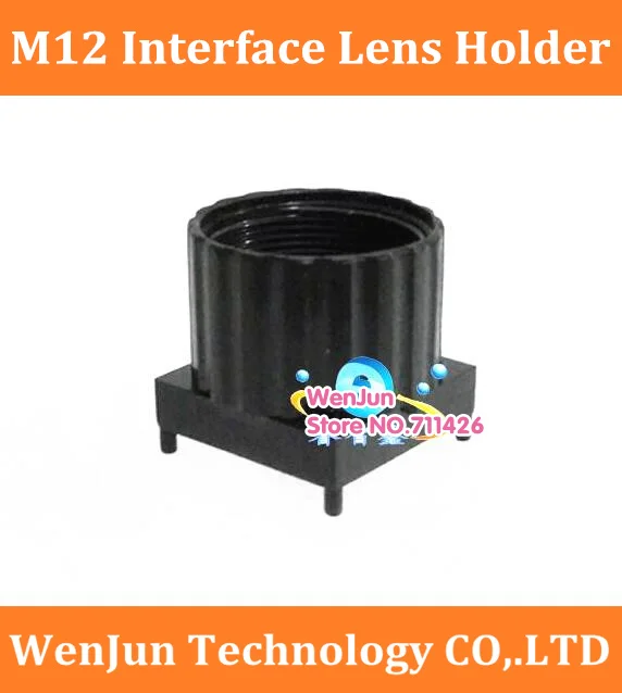 

Hot Sale Automobile backsight camera/ lens mount M12 interface plastic base 004 lace without ear hole COMS lens holder