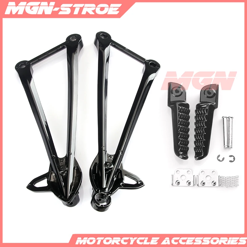 Задние подножки подножка кронштейн педали для KAWASAKI ZX6R ZX 6R 2009 2012 09 10 11 ZX10R 08 2008