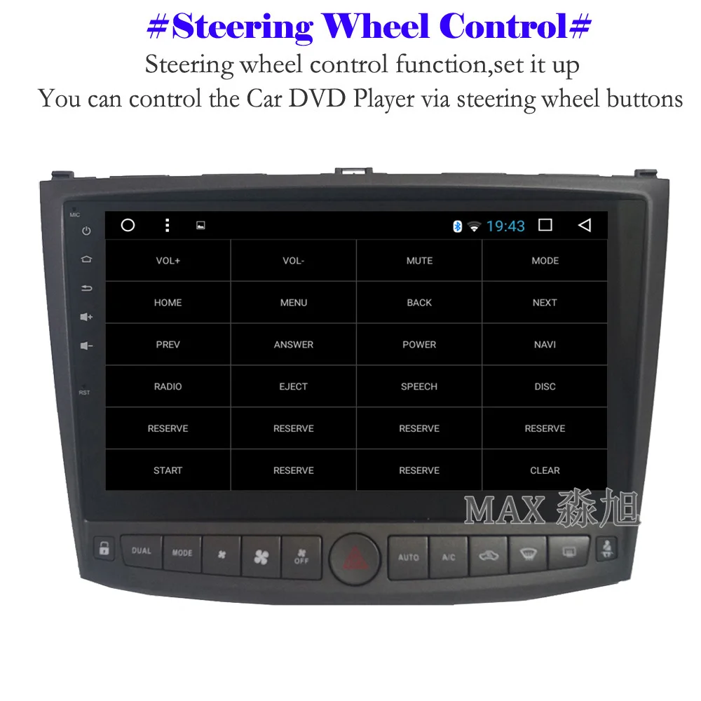 Sale MAX Android 8.1 GPS Navigation Car DVD Player for Lexus IS250 2006-2011 1024*600 Car Radio RDS Bluetooth 4G WiFi SWC Free Map 5 Sale MAX Android 8.1 GPS Navigation Car DVD Player for Lexus IS250 2006-2011 1024*600 Car Radio RDS Bluetooth 4G WiFi SWC Free Map 5