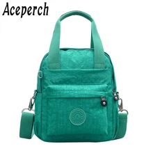 ACEPERCH Девушка нейлон рюкзак Bolsa Feminina Многофункциональный клатч сумка на плечо для женщин Famou дизайнер Mochila Sac основной