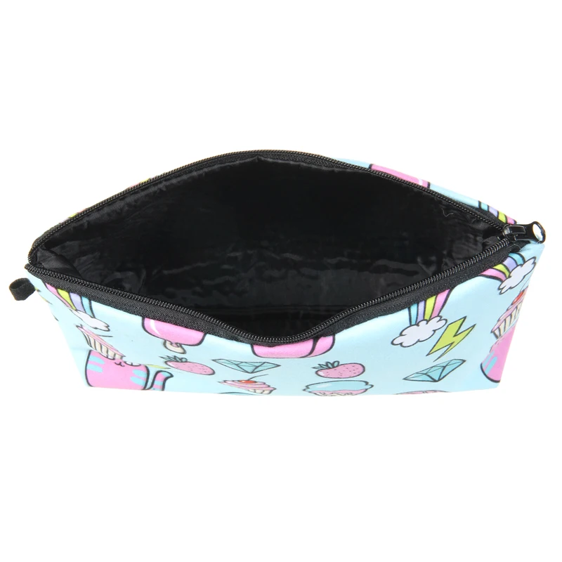  Jom Tokoy Fashion Brand Cosmetic Bags 2016 New Fashion 3D Printing Women Travel Makeup Case 708