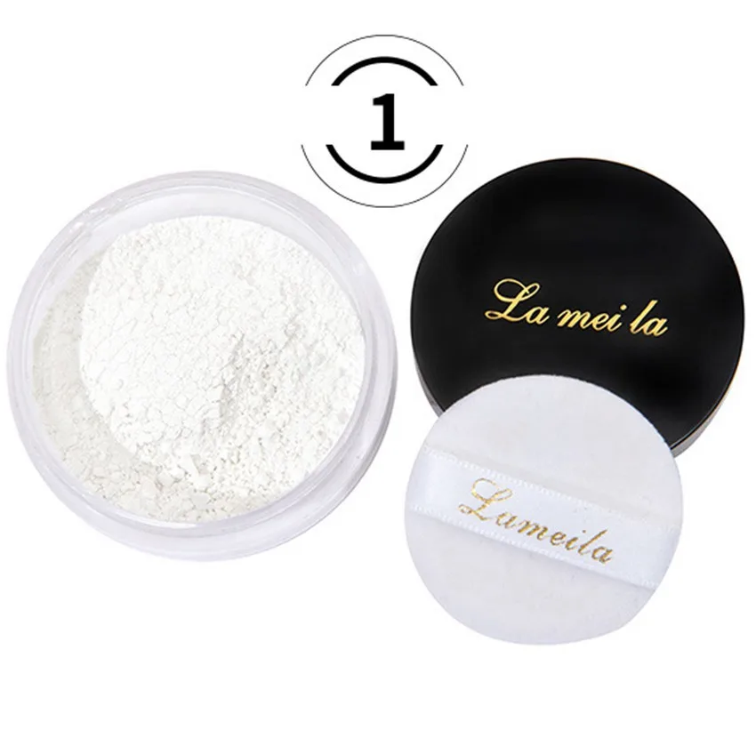 Lameila Refreshing Mineral Loose Powder Honey Natural Bare Radiance Oil-control light and Delicate Face Makeup Cosmetic |