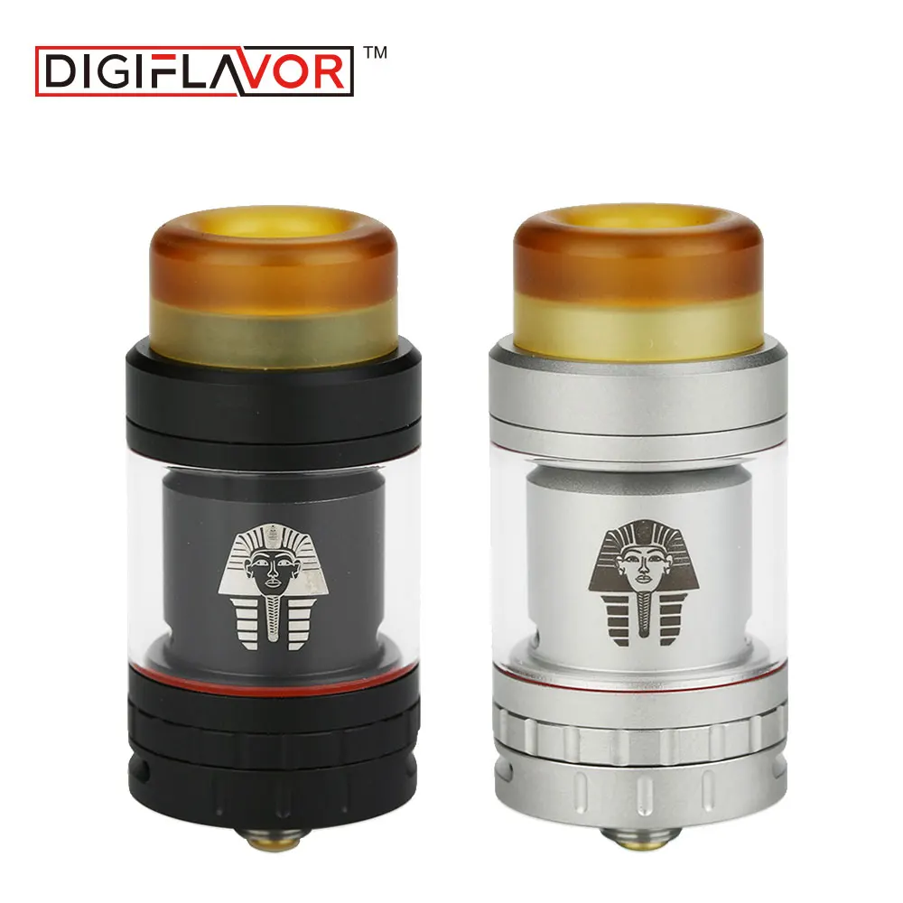 

Original Digiflavor Pharaoh Mini RTA Tank 5ml/2ml Diameter 24mm E-cigarette Vape Tank Pharaoh Mini Atomzier Extended 5ml