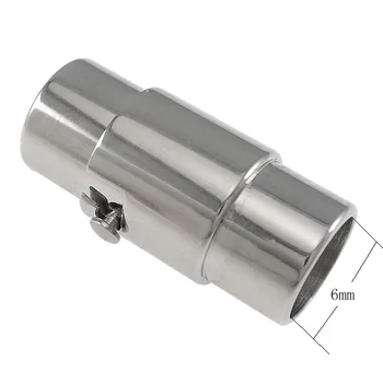 

Stainless Steel Magnetic Clasp,High quality, 304 Stainless Steel, Tube, oril color, 18x8x9mm, Hole:Approx 6mm, 50PCs/Lot