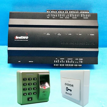 

Inbio160 Fingerprint Door Access Control Panel rfid Access Control System Controller+keypad Fingerprint Reader +Exit Button