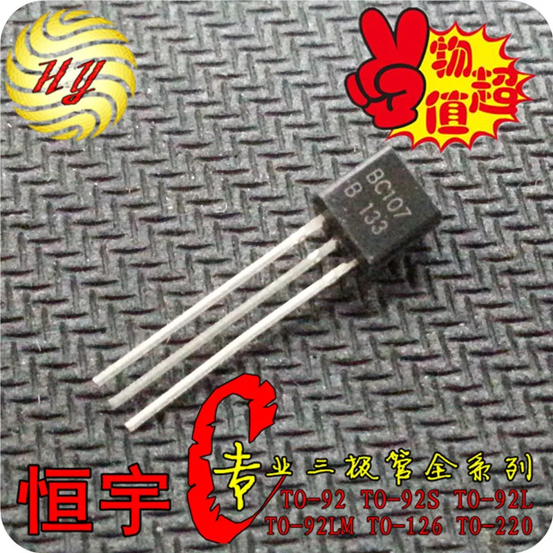 Free shipping 10pcs/lot BC107 Transistor TO 92 C107 new original-in ...