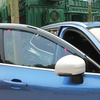 

Exterior Window Visors Vent Shades Shield Sun Rain Guard Deflector 4pcs For Volvo XC60 2018 Car Styling