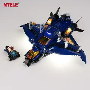

MTELE Brand LED Light Up Kit For Ultimate Quinjet Lighting Set Compatile With 76126 (Model NOT Included)