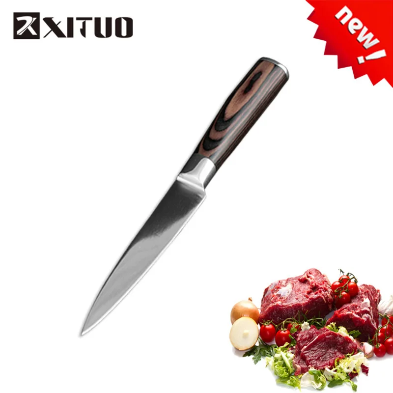 XITUO профессиональные ножи шеф-повара японский Santoku нарезанный лосось суши из нержавеющей стали нож Кливер мясо кухонные инструменты для приготовления пищи - Цвет: f