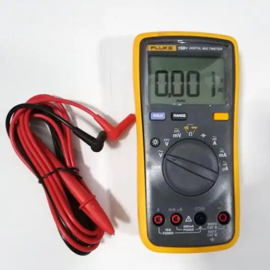 FLUKE 15B+ Ohm Auto/Manual Range Digital Multimeter Meter Capacitance