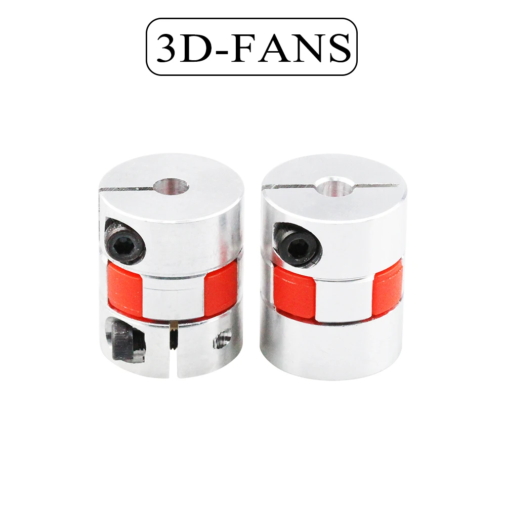 3D طابعة أجزاء 5 مللي متر إلى 8 مللي متر/6.35 مللي متر إلى 8 مللي متر CNC موتور الفك مقرنة/ وصلة ربط للعمود مرنة اقتران العنكبوت مرنة 5*8*25 مللي متر/6.35*8*...