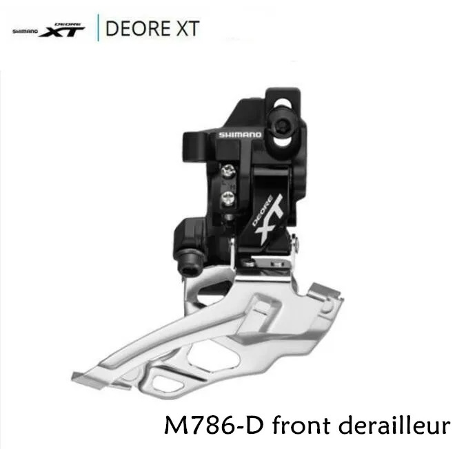 

Shimano Deore XT FD-M786 20 speed Down-Swing Direct Mount Front Derailleur 2x10 M786