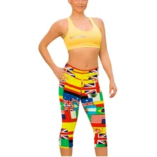 Brand Women 3d Print Plus Size Capris Leggings Sport Fitness font b Pants b font Outdoor