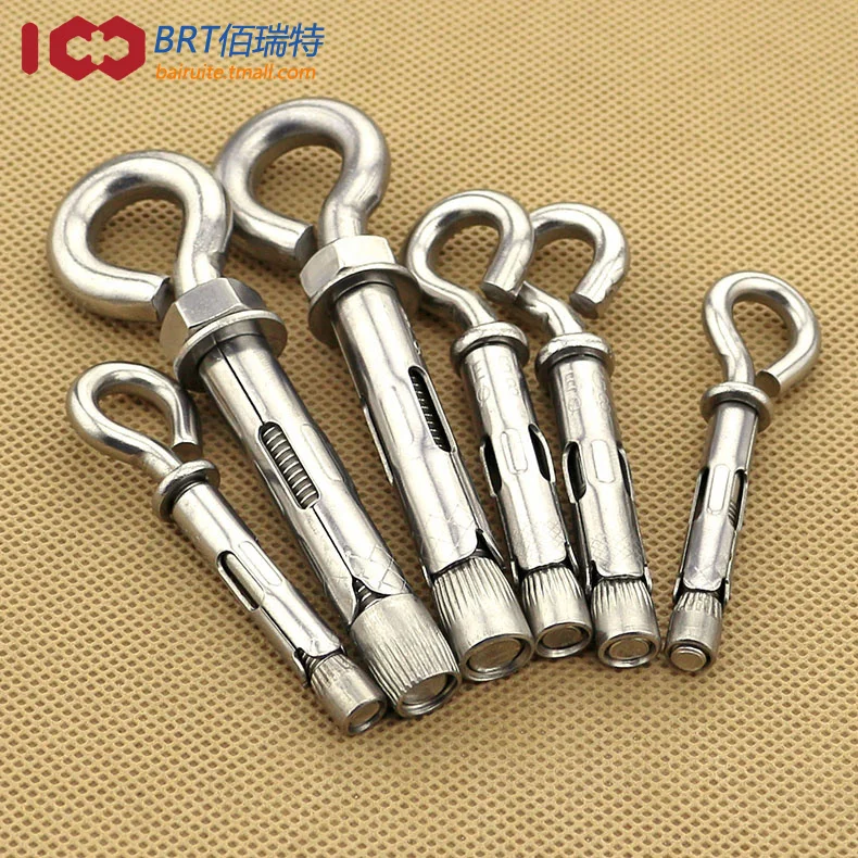 DWhui 304 Sheep Eye Pull-Out Screw Galvanized Chandelier Hook Swing Hook Expansion Hook with Loop Color : 6.540 B DWhui 304 Sheep Eye Pull-Out Screw Galvanized Chandelier Hook Swing Hook Expansion Hook with Loop Color : 6.540 B