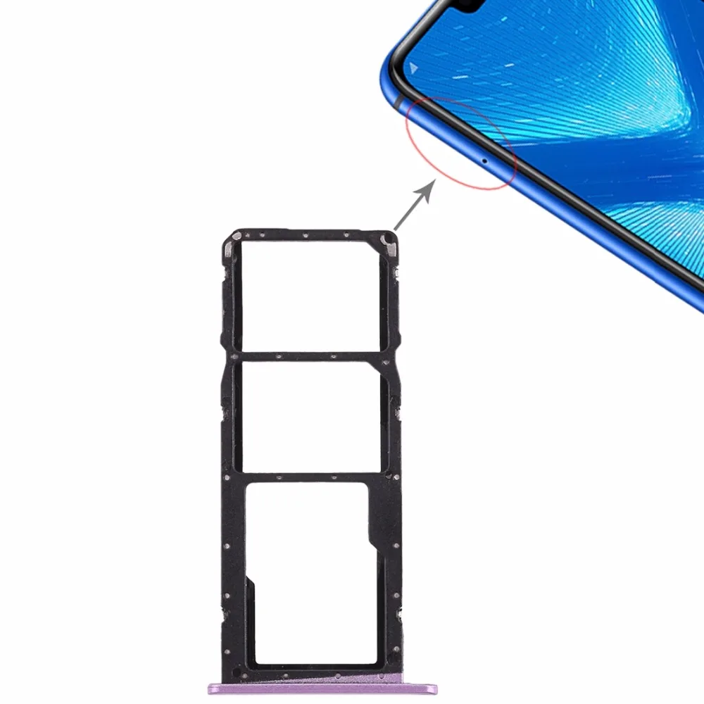 Лоток для sim карт + лоток памяти Micro SD Huawei Honor 8X|Адаптеры SIM карт| |