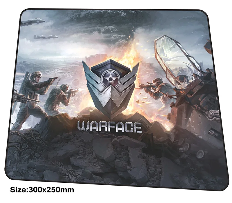 Коврик для мыши warface 300x250 мм, игровой коврик для мыши, модный большой персонализированный коврик для мыши, коврик для мыши с рисунком HD, коврики для ПК