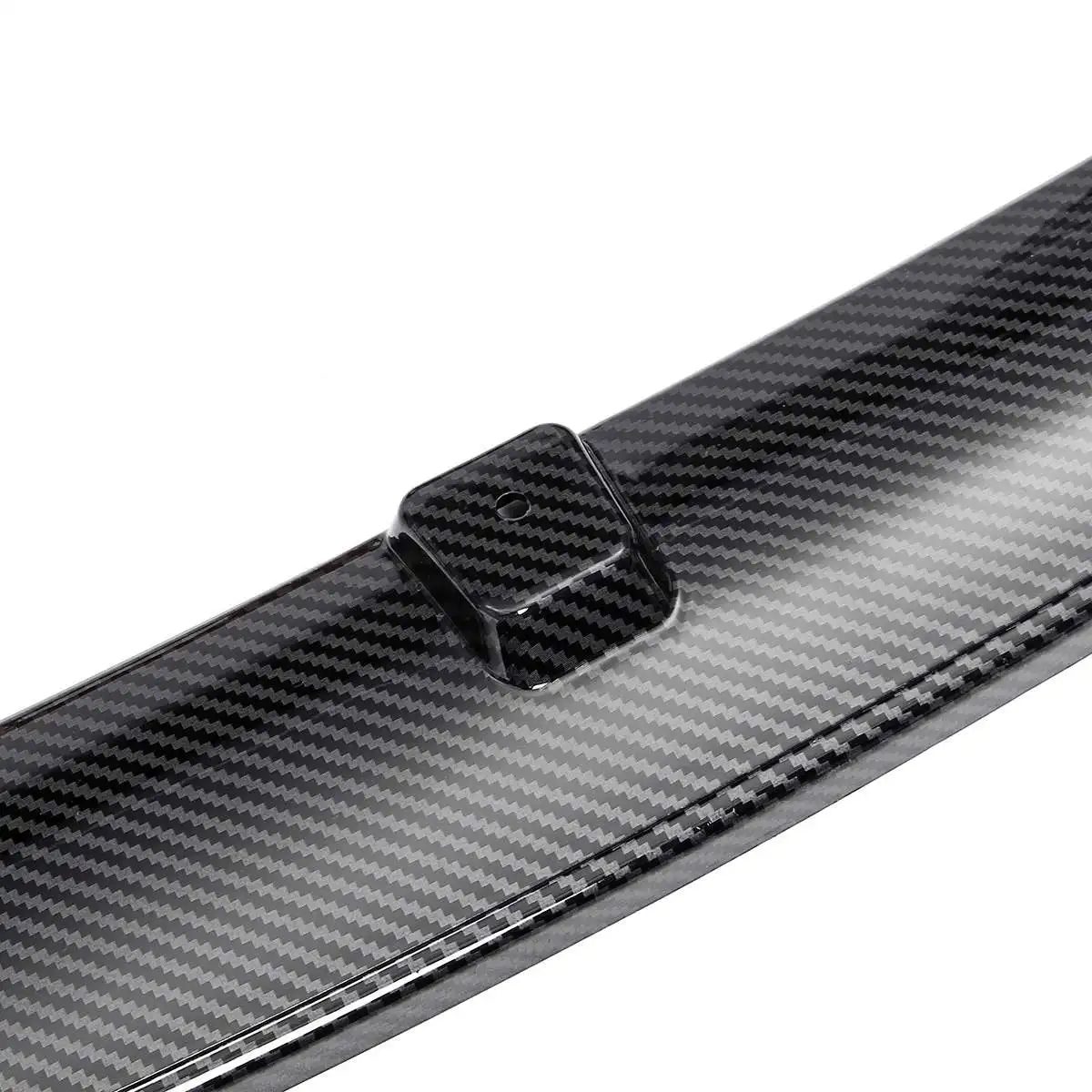 3 unids/set parachoques delantero labio Protector de la cubierta para Mazda Axela 3 para 2014, 2015, 2016, 2017, 2018 de fibra de carbono estilo spoiler